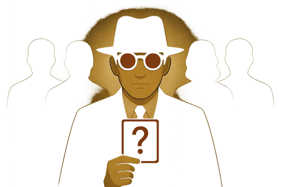 Citizens in spy party game - players who know the secret word