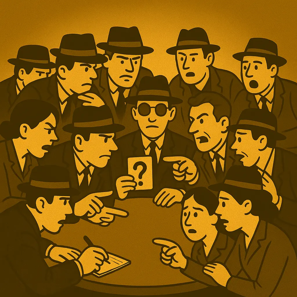 Scalable party game for 3-20 players - more players mean more chaos