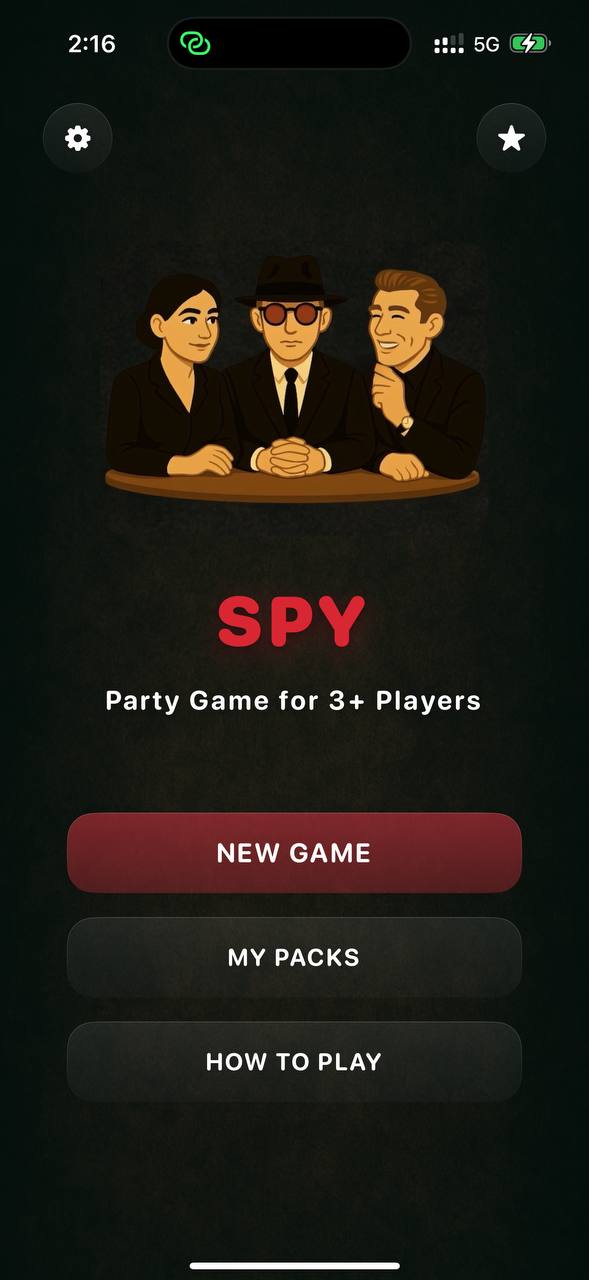 Lobby – choose players